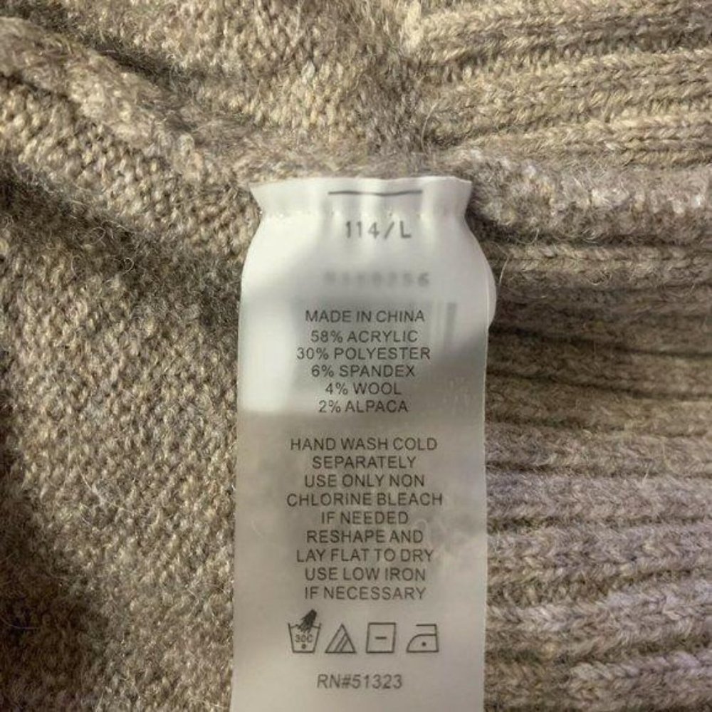 Vince Camuto Cabin Long Mutton Sleeve Mock Sweater - Picture 12 of 12